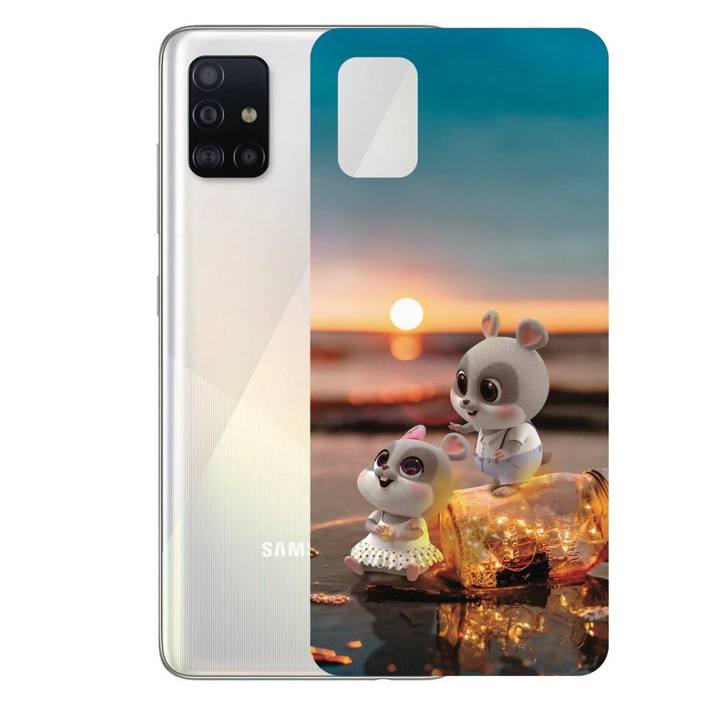 Miếng Dán Skin 3D dành cho mặt lưng điện thoại Samsung A71 tránh trầy xước, hình ảnh 3D