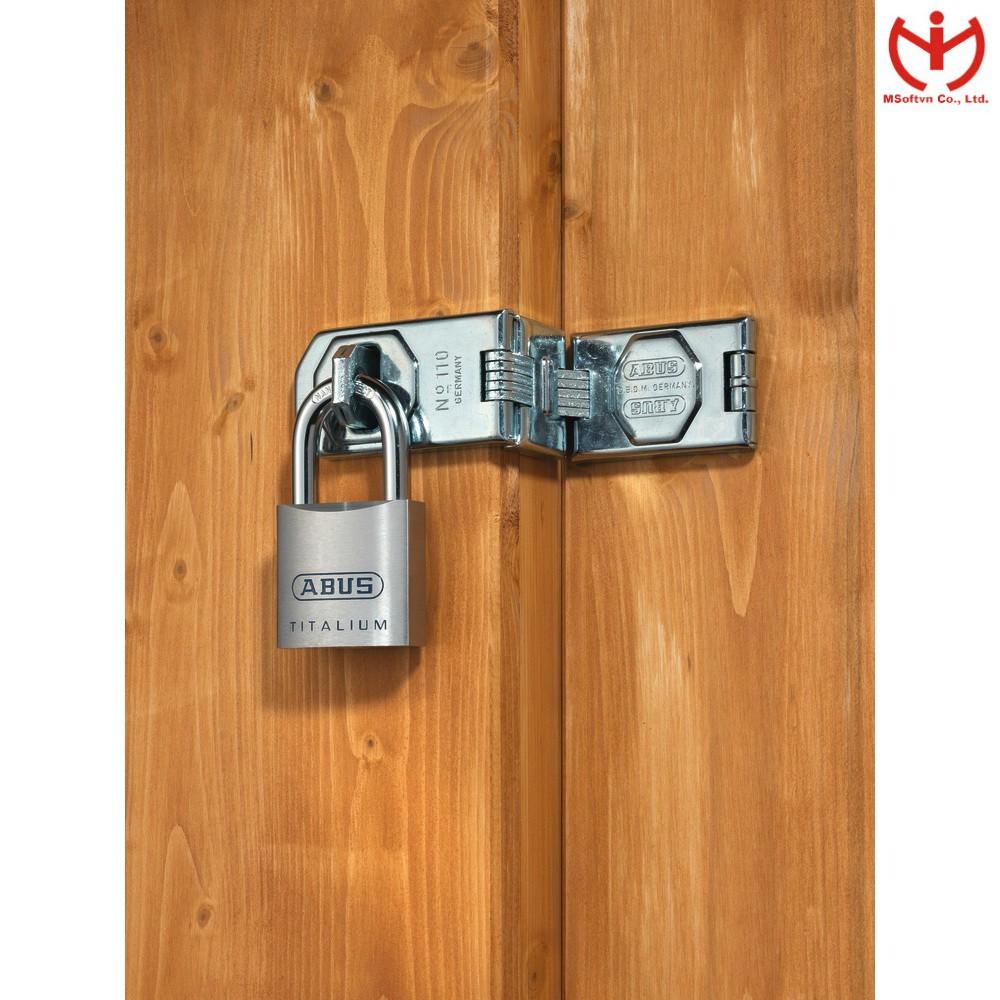 Ổ khóa ABUS 80TI/50 thân TITALIUM rộng 50mm chìa răng cưa - MSOFT