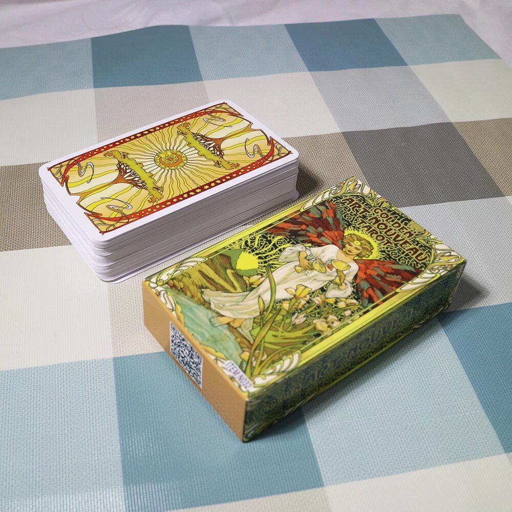 (Size Gốc) Bộ Bài Golden Art Nouveau Tarot