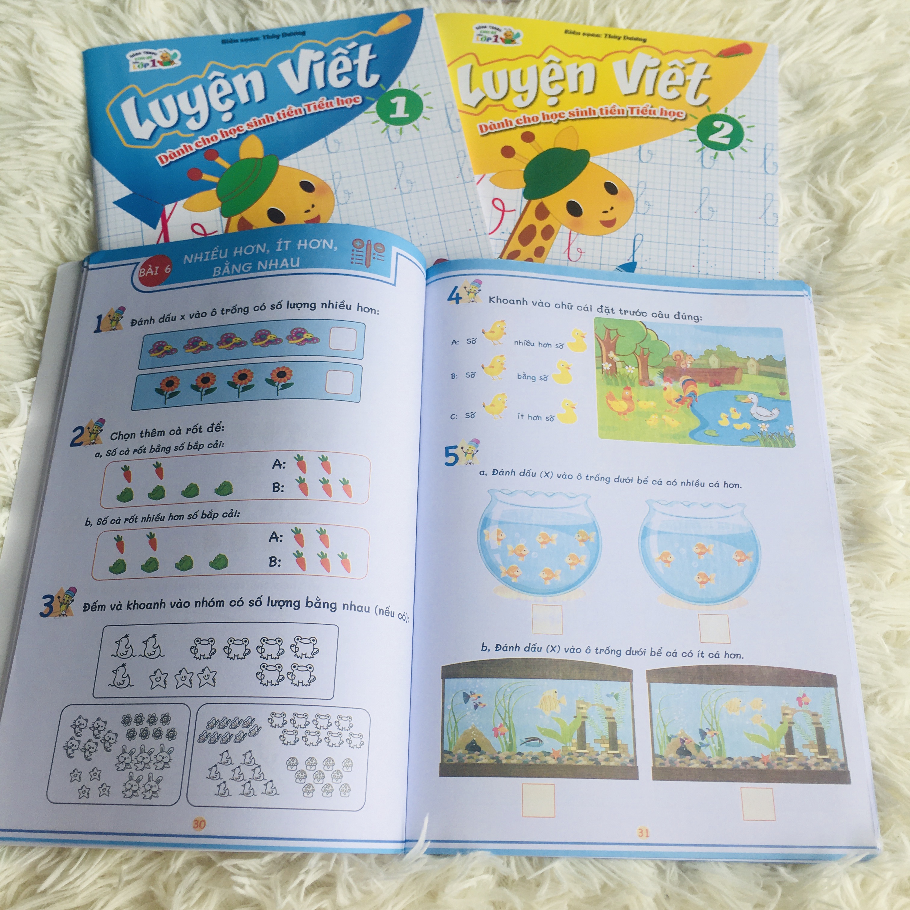 Sách- Combo  2 cuốn Sách Luyện Viết Tiền Tiểu Học quyển 1 và 2 (Hành trang cho bé vào Lớp 1)