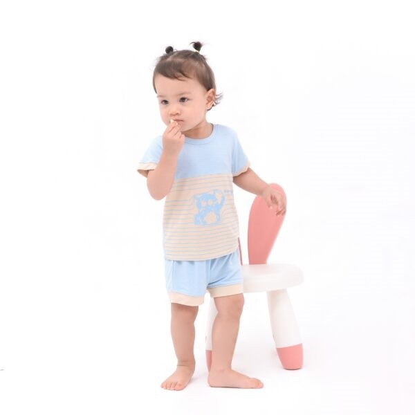 Bộ sơ sinh tay ngắn  BARU chất liệu cotton mềm mại ,thời trang trẻ em ( 6m- 4y )