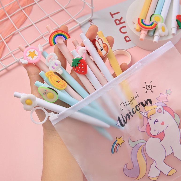 Set 20 Bút Cute Kèm Túi Zip0