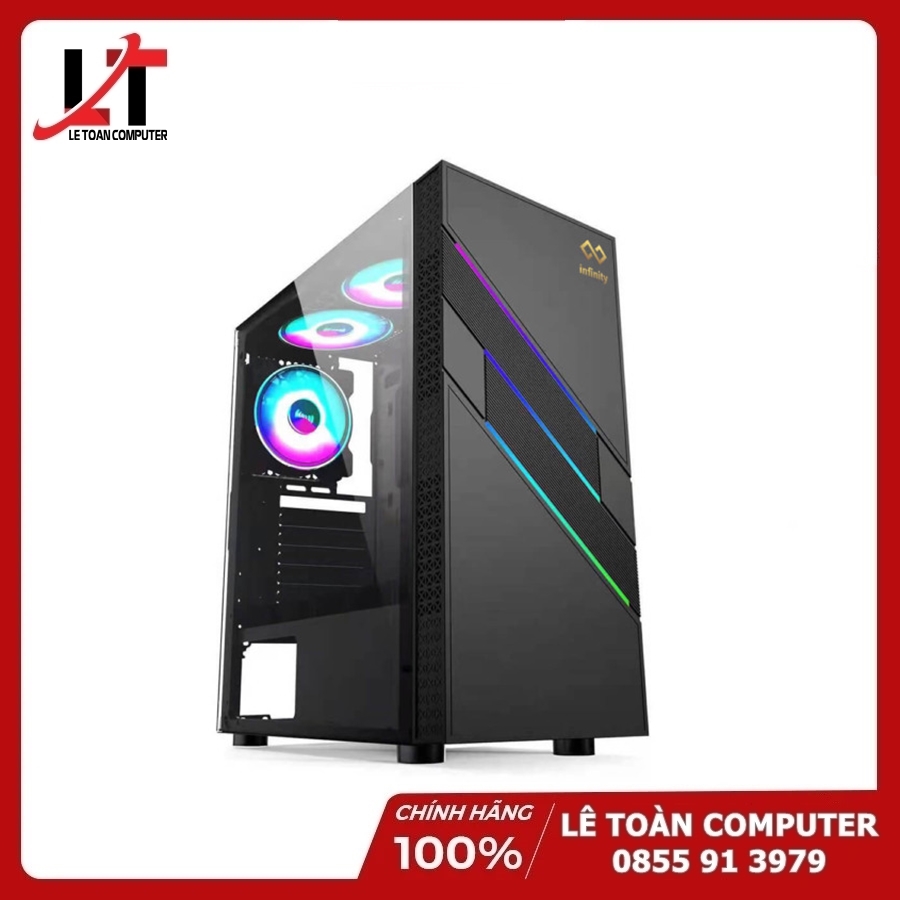 Vỏ Case Infinity Shika 2022 ATX Gaming - Hàng Chính Hãng