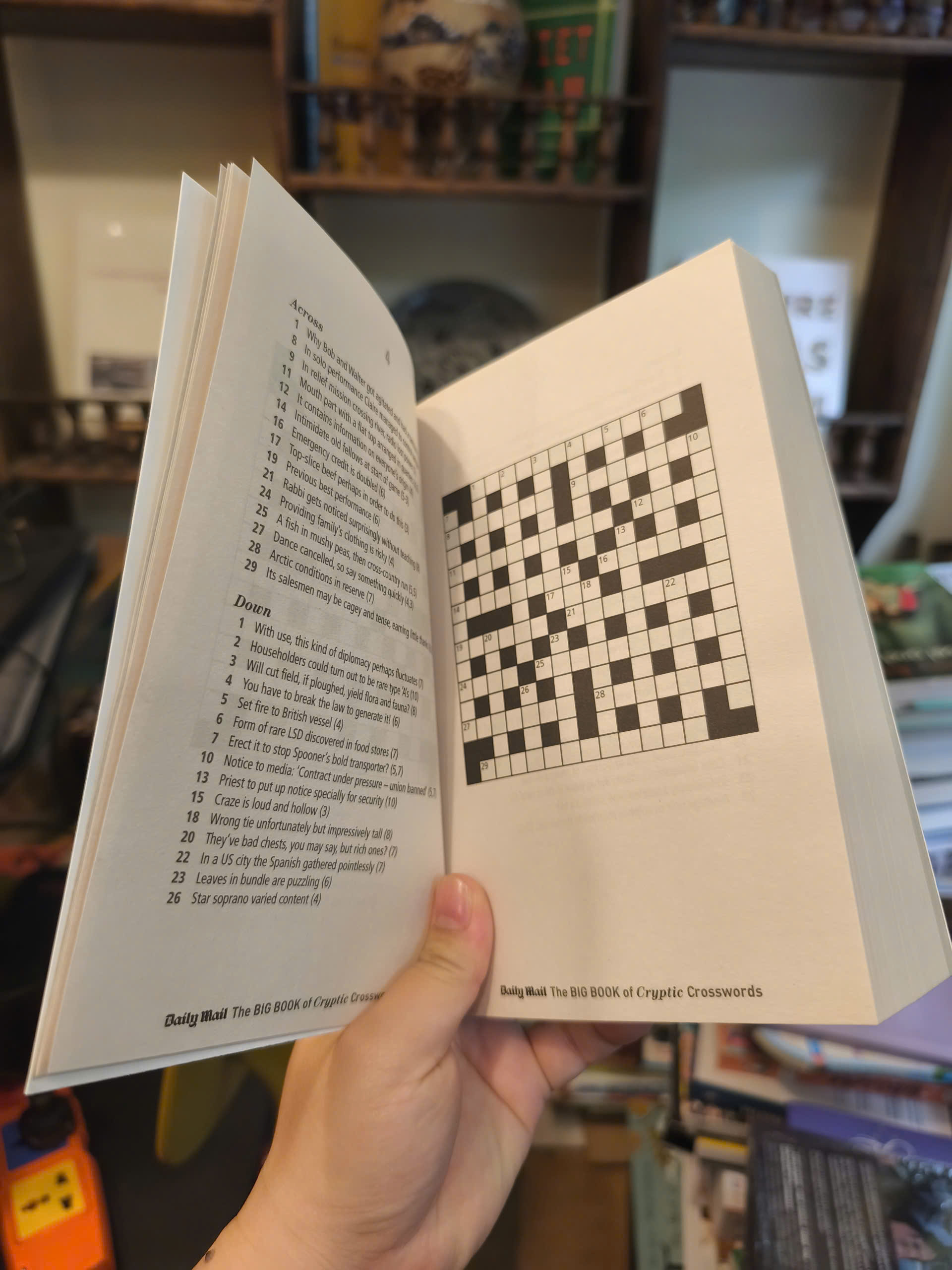 Sách - Big Book of Cryptic Crosswords 3 | Games / Ngoại văn Nhập khẩu UK / Trò chơi ô chữ giải trí