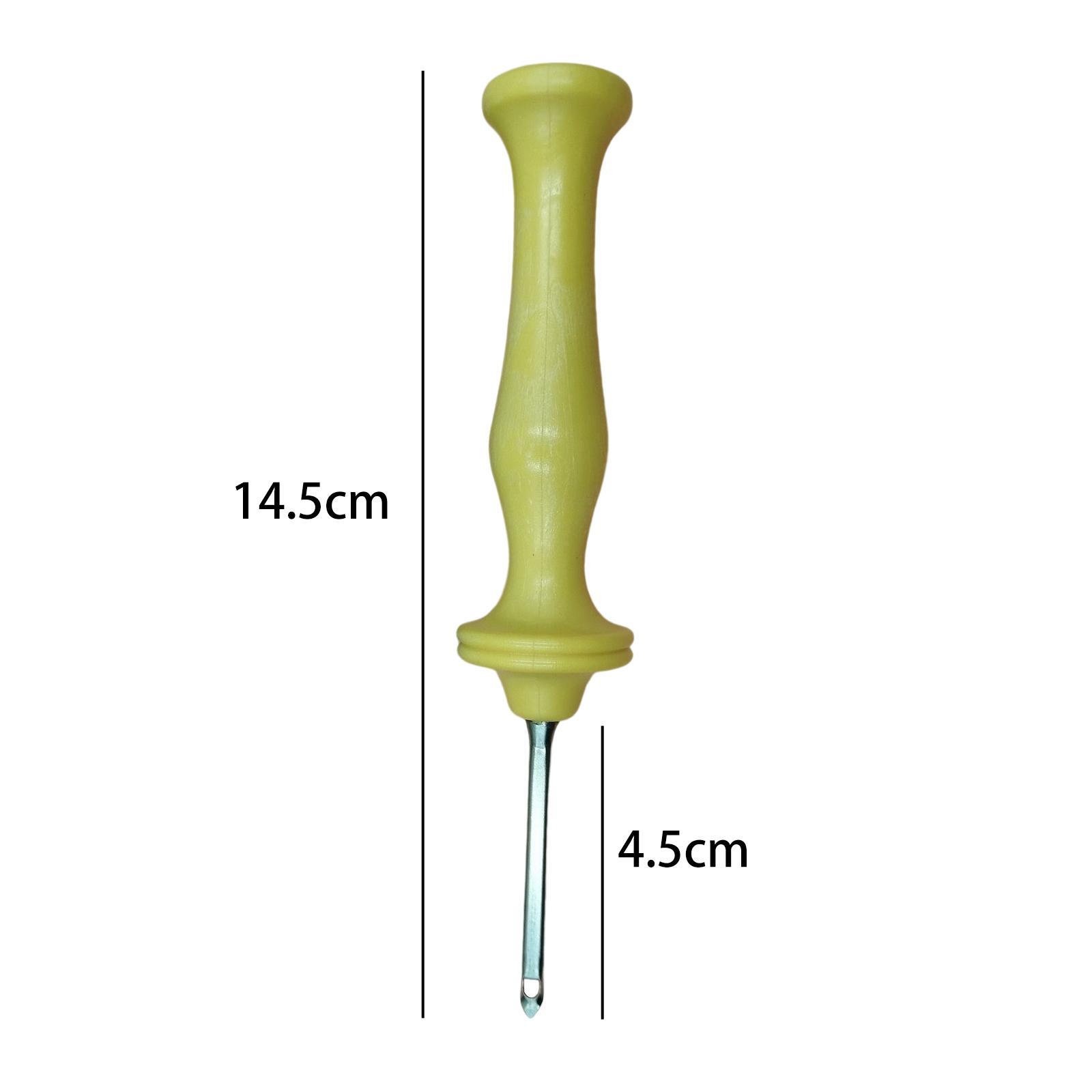 Embroidery Pen Sewing Embroidery Punch Comfortable Grip DIY Adult Rug Making Tool Punch for Embellishment Applique Beginner