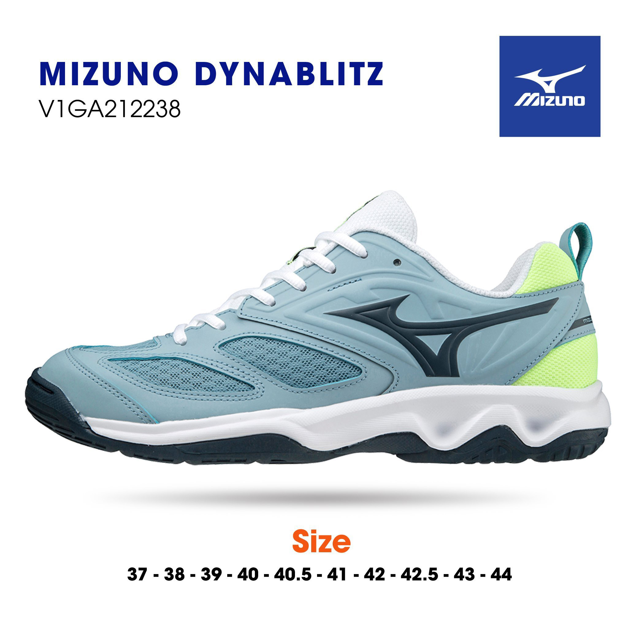 Giày cầu lông nam nữ mizuno Dynablitz chính hãng chuyên nghiệp có 3 màu-tặng tất thể thao bendu