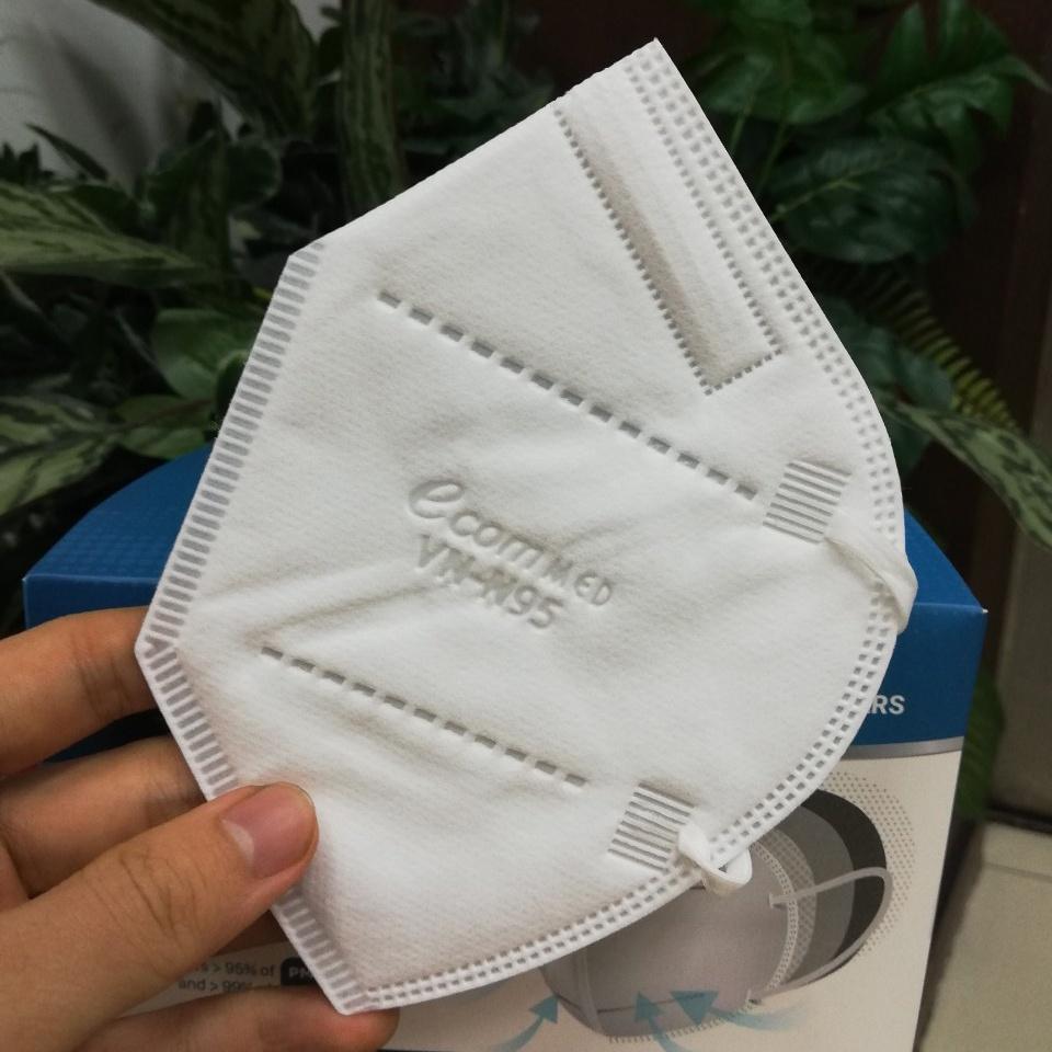 Combo 6 Hộp Khẩu Trang N95 EcomMed - Tặng thêm 2 hộp 10 cái - Đạt chuẩn FDA