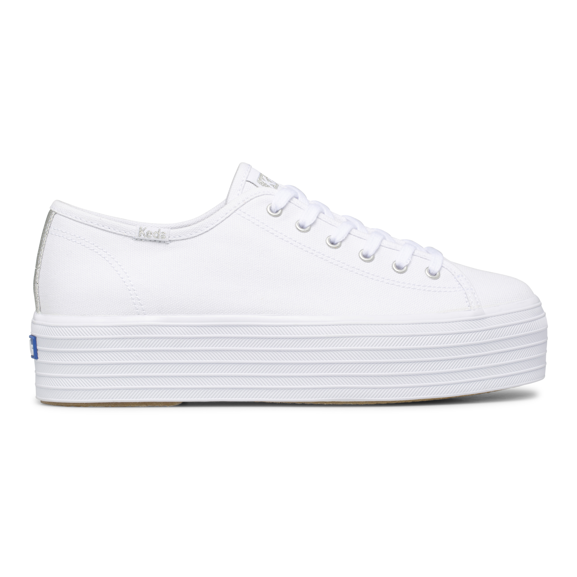 Giày Keds Nữ- Triple Up Canvas White- KD066003