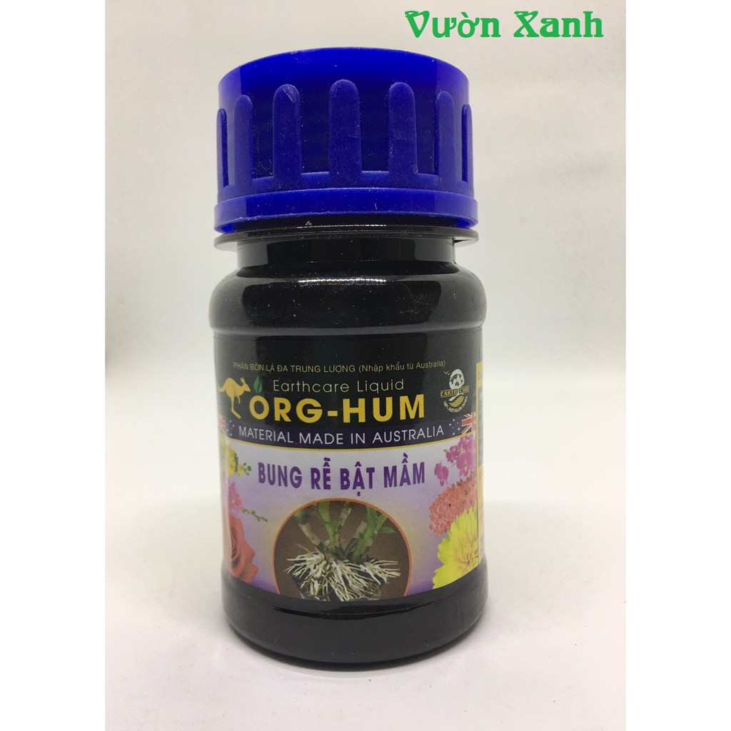 Phân Bón Hữu Cơ Ra Rễ, Bật Mầm ORG-HUME Đậm Đặc 100ml