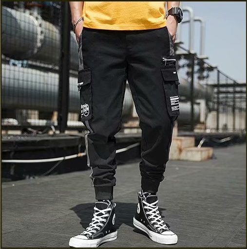 Quần jogger nam túi hộp chất kaki mềm mịn, phong cách đường phố RFE