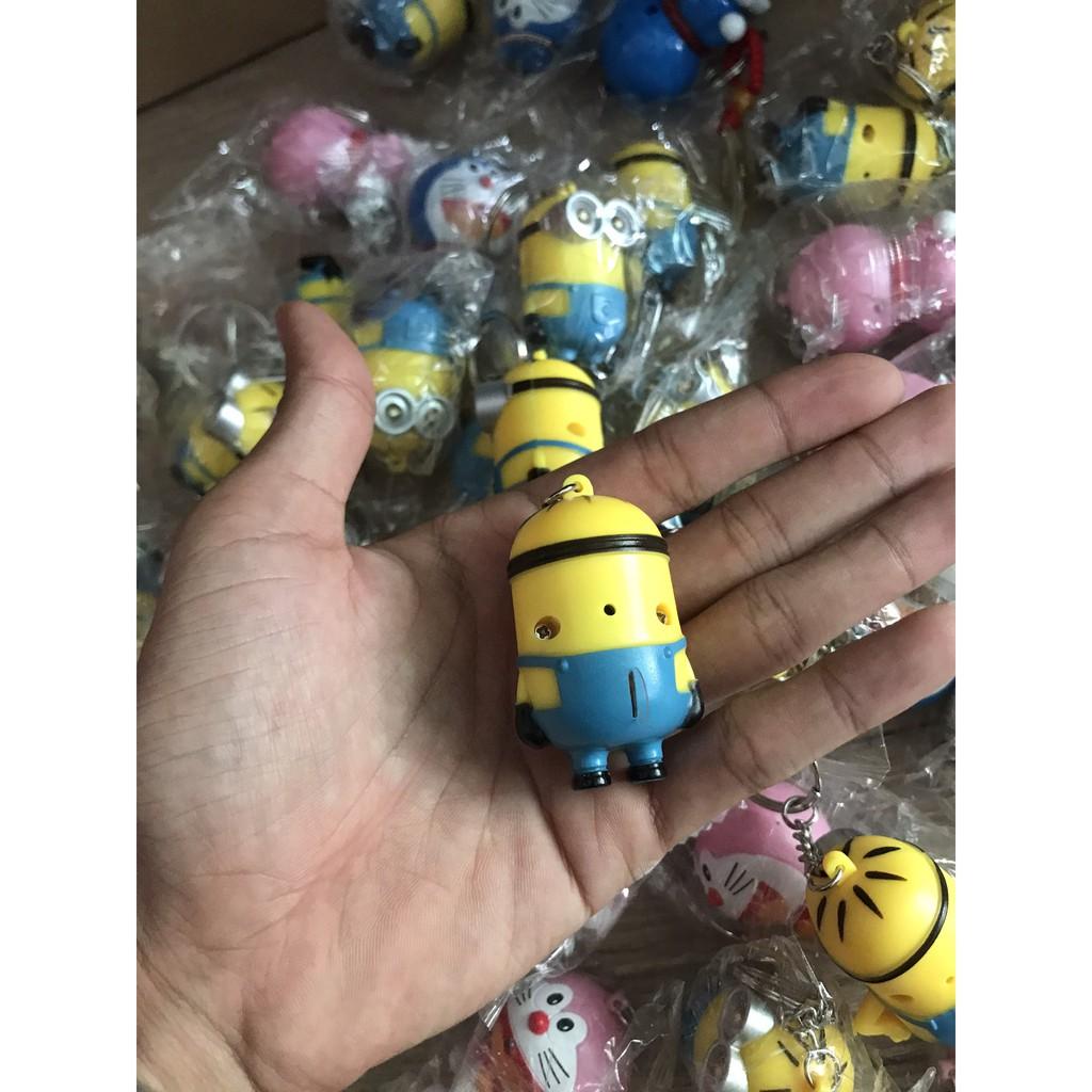 Móc khóa Minion kêu I love You có đèn led
