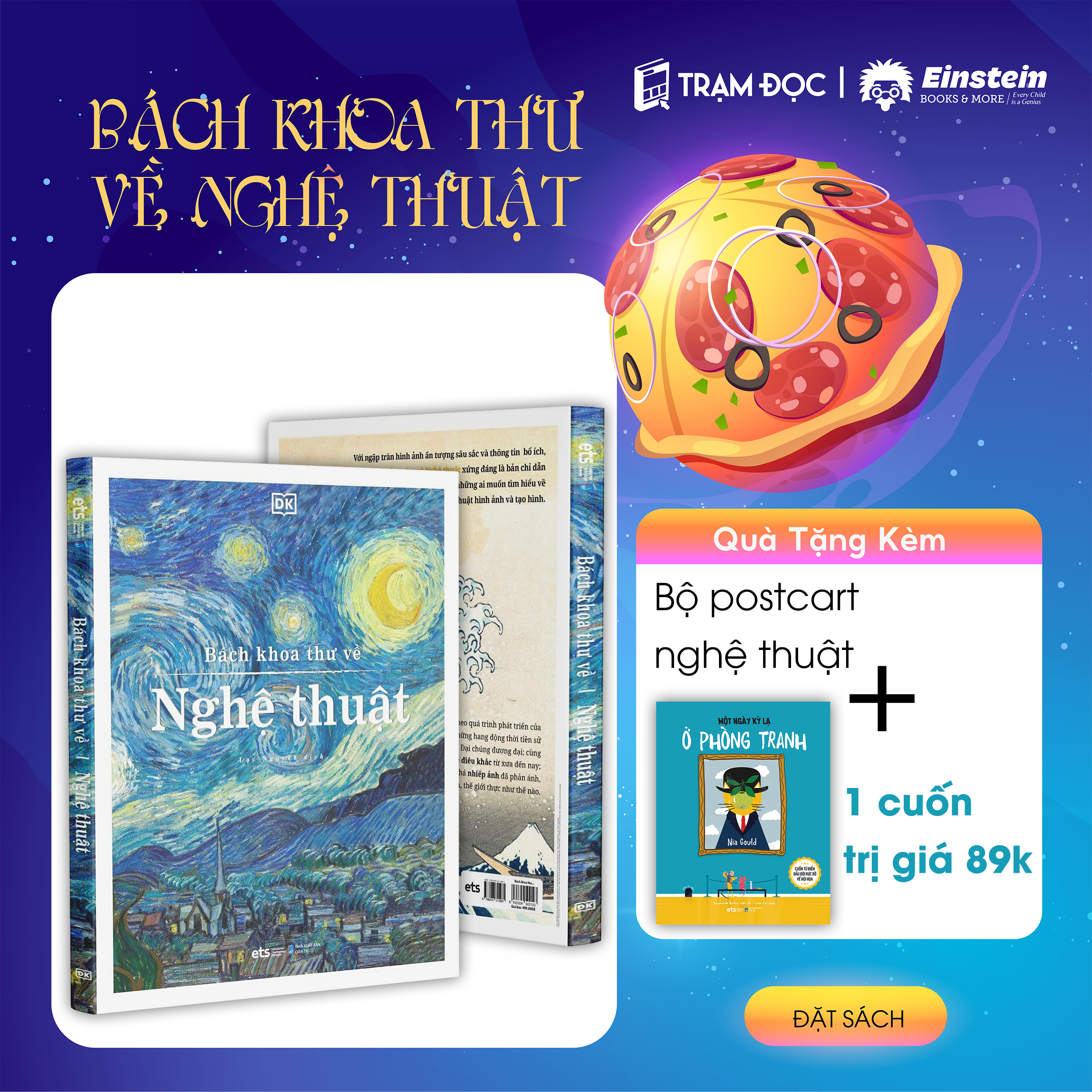 Trạm Đọc Official | Sách Bách Khoa Thư Về Nghệ Thuật ( Bìa cứng- Tặng kèm postcard )