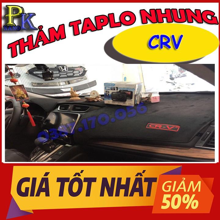 THẢM TAPLO NHUNG XE HONDA CRV – CHỐNG TRƯỢT – CHỐNG NÓNG HIỆU QUẢ - CHUẨN FORM