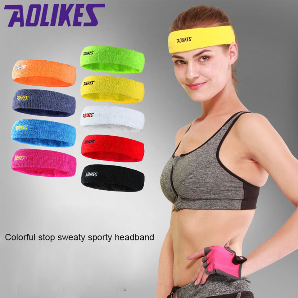 Băng trán băng đô thể thao AOLIKES YE-2108 thấm hút mồ hôi khi chơi thể thao Sport Sweat Headband