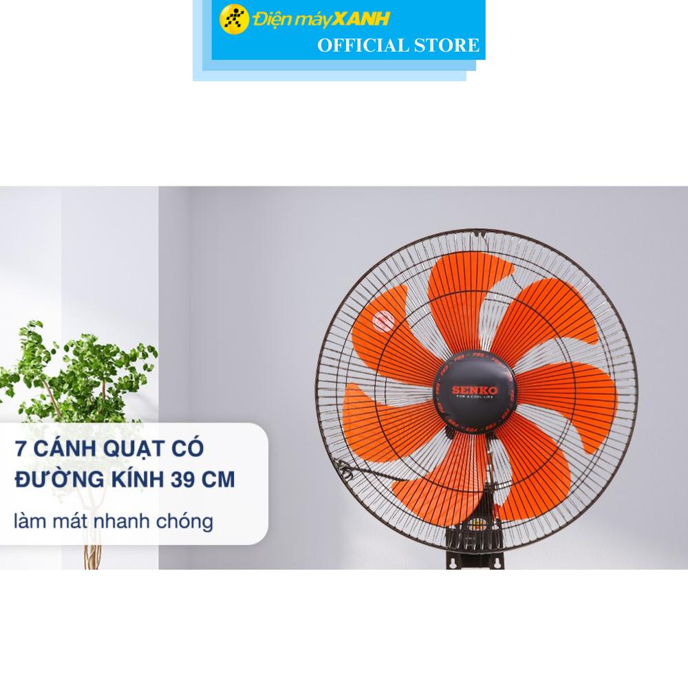 Quạt treo tường Senko 7 cánh TC1622 65W - Hàng Chính Hãng