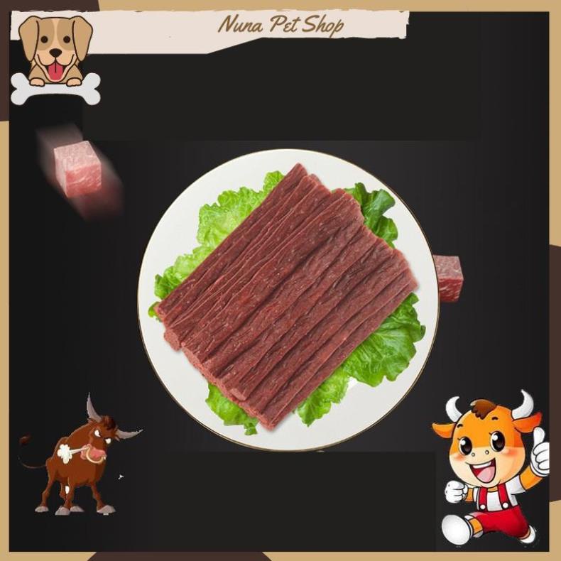 Bánh thưởng Masti cho thú cưng dạng dải thịt bò 500g