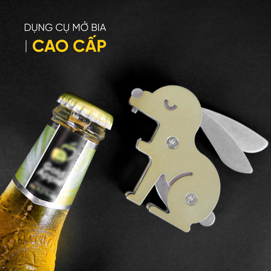 Dụng Cụ Khui Bia/ Mở Nắp Chai, Quà Tặng Cao Cấp (Smart Dog, Lucky Rabbit, Purrfect Cat)