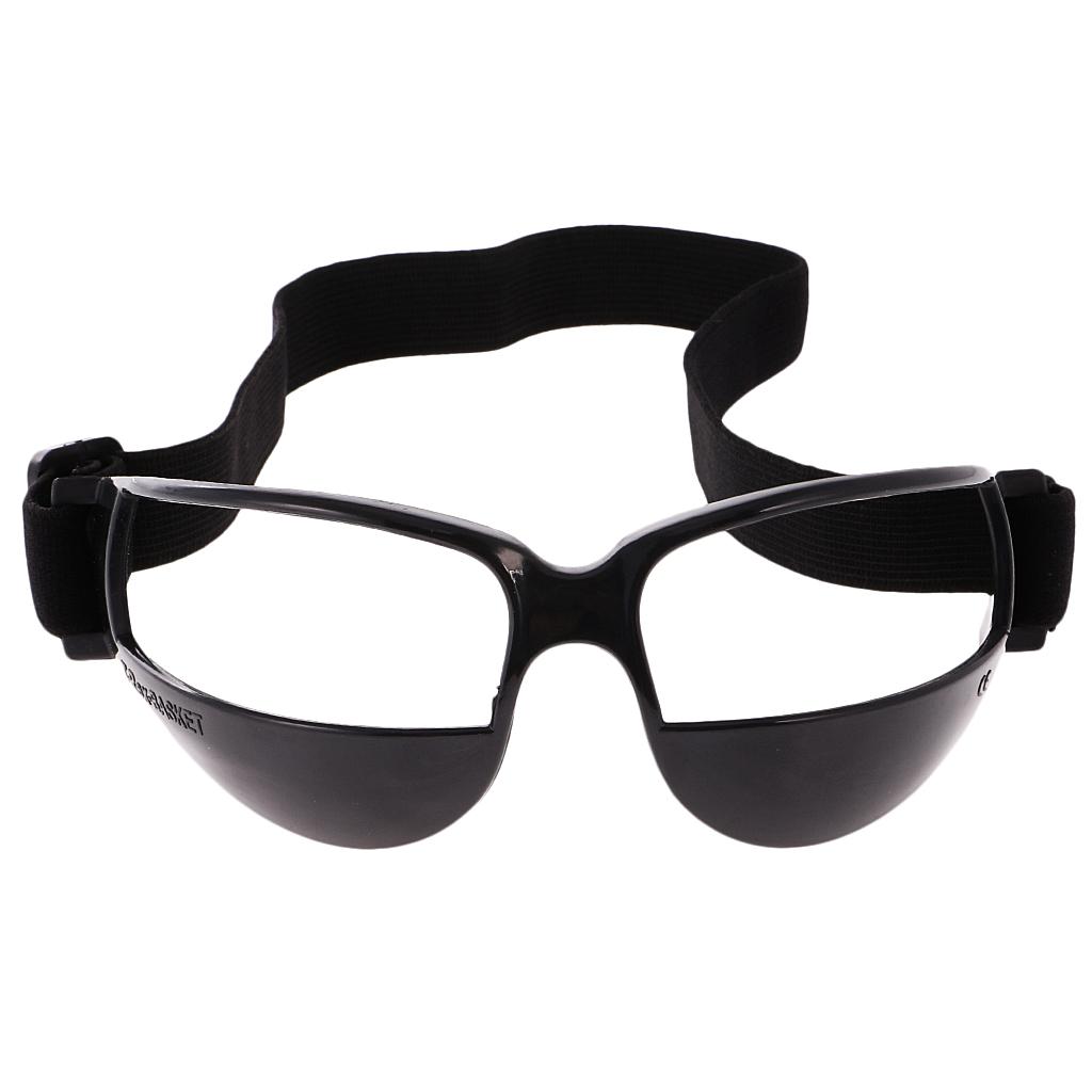 Professional Basketball Glasses Dribble Dribbling Specs Anti Down Goggles Basketball Training Aid, White or Black