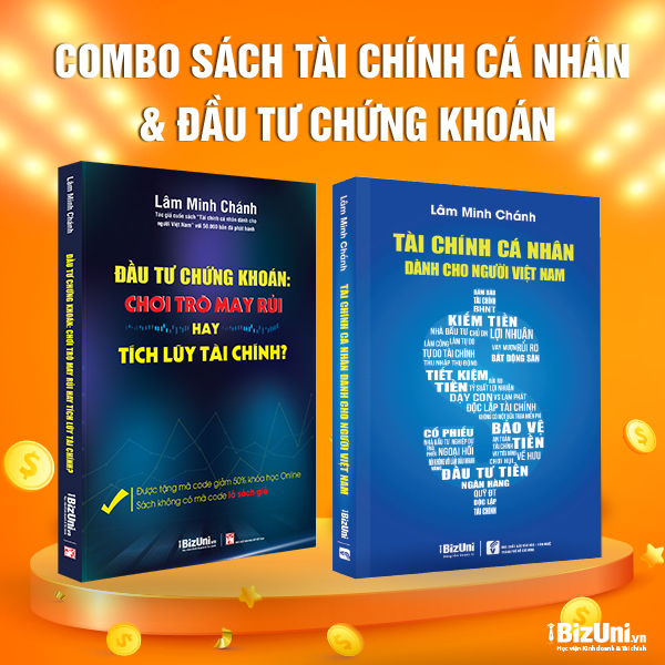 Combo sách Tài chính cá nhân và Đầu tư chứng khoán của tác giả Lâm Minh Chánh - Tặng Kèm Code Giảm 100% Khóa Học Online sách tài chính