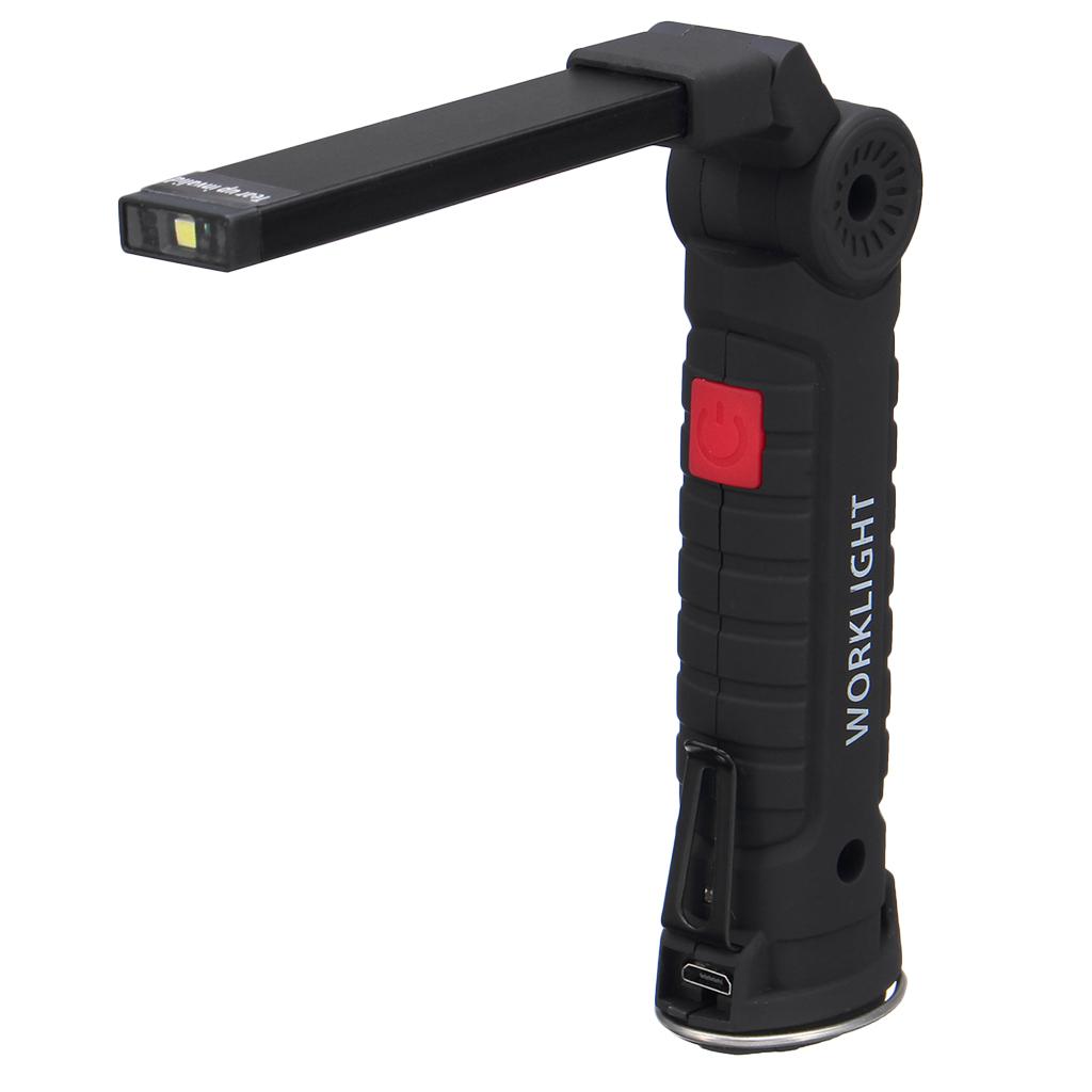 LED Work Light, COB Rechargeable Work Lights with Magnetic Base, 360 degree Rotate and 3 Modes, Inspection Light for Repair, Household, Emergency