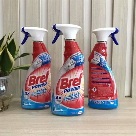 Combo 3 chai Tẩy rửa đa năng Bref Power FETT &amp;amp; EINGEBRANNTES (chuyên dụng cho nhà bếp) 750ml - Đức