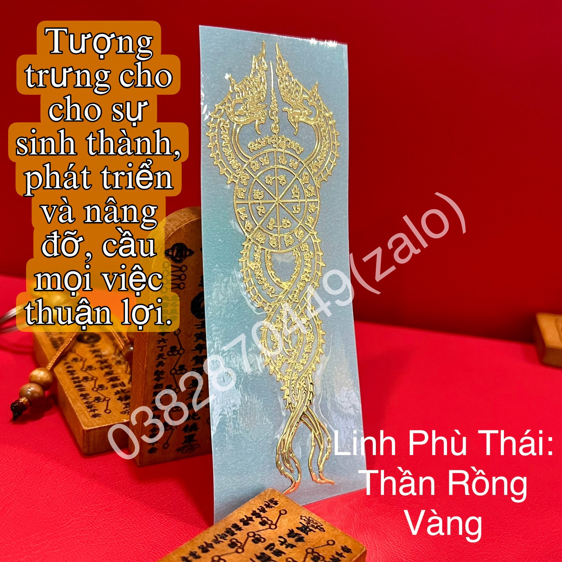 Miếng Dán Điện Thoại Linh Phù Thái Lan Nhiều Mẫu Tình Duyên Hồ Ly 9 Đuôi, Kinh 5 Dòng, Hoa Sen Phong Thủy May Mắn