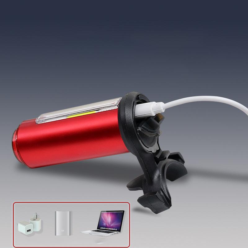 Đèn LED dành cho xe đạp Đèn sau xe đạp 3 màu USB LED có thể sạc lại Đèn sau xe đạp Đèn pin cảnh báo an toàn Đi xe đạp