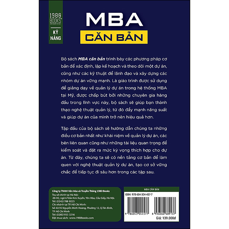 MBA Căn Bản Tập 1