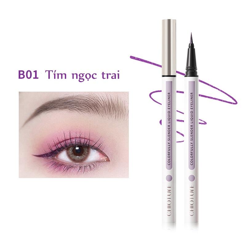 Bút kẻ mắt Chioture Colorfully Slender Liquid Eyeliner 0.5g