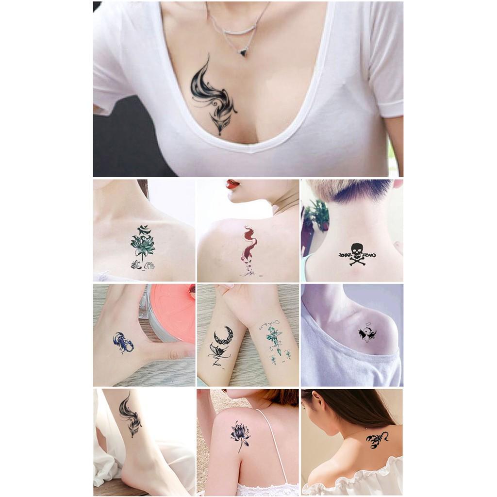 combo 30 tấm xăm dán tatoo