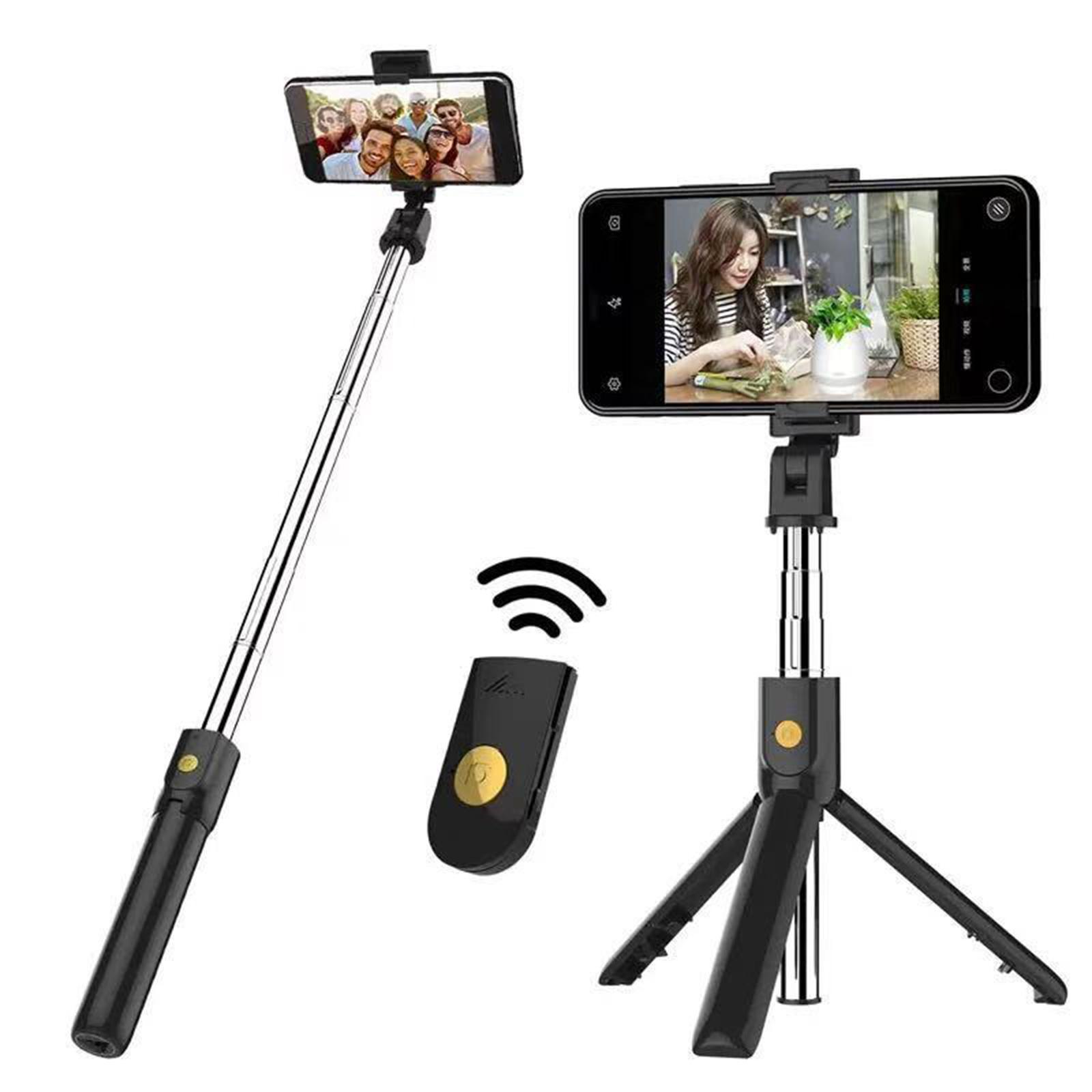 Extendable Bluetooth Selfie Stick, Bluetooth Remote Shutter Holder, for Cell Phone Travel