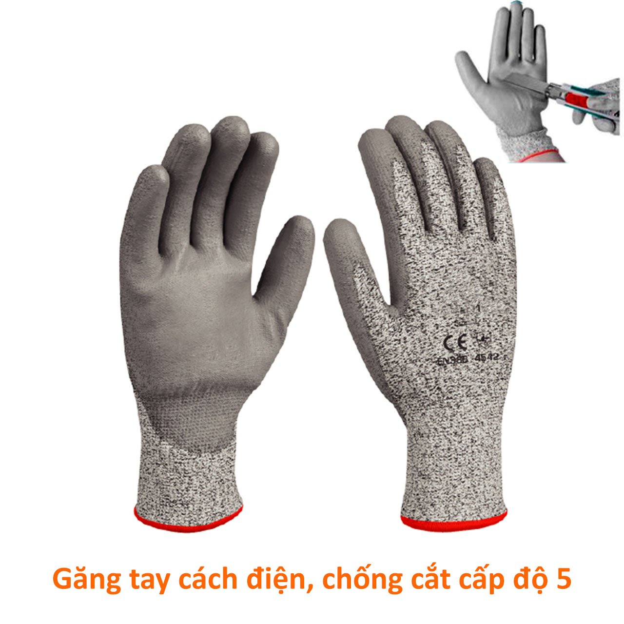 Găng tay chống tĩnh điện chống cắt