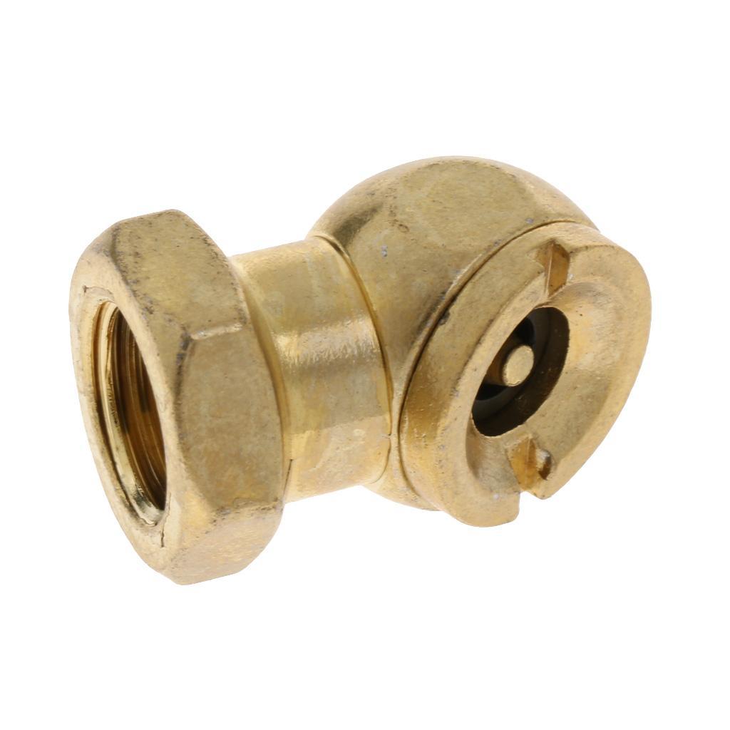 Solid Car Tyre Tire Inflation Nozzle Air Blow Gun Tip Accessory Zinc Alloy