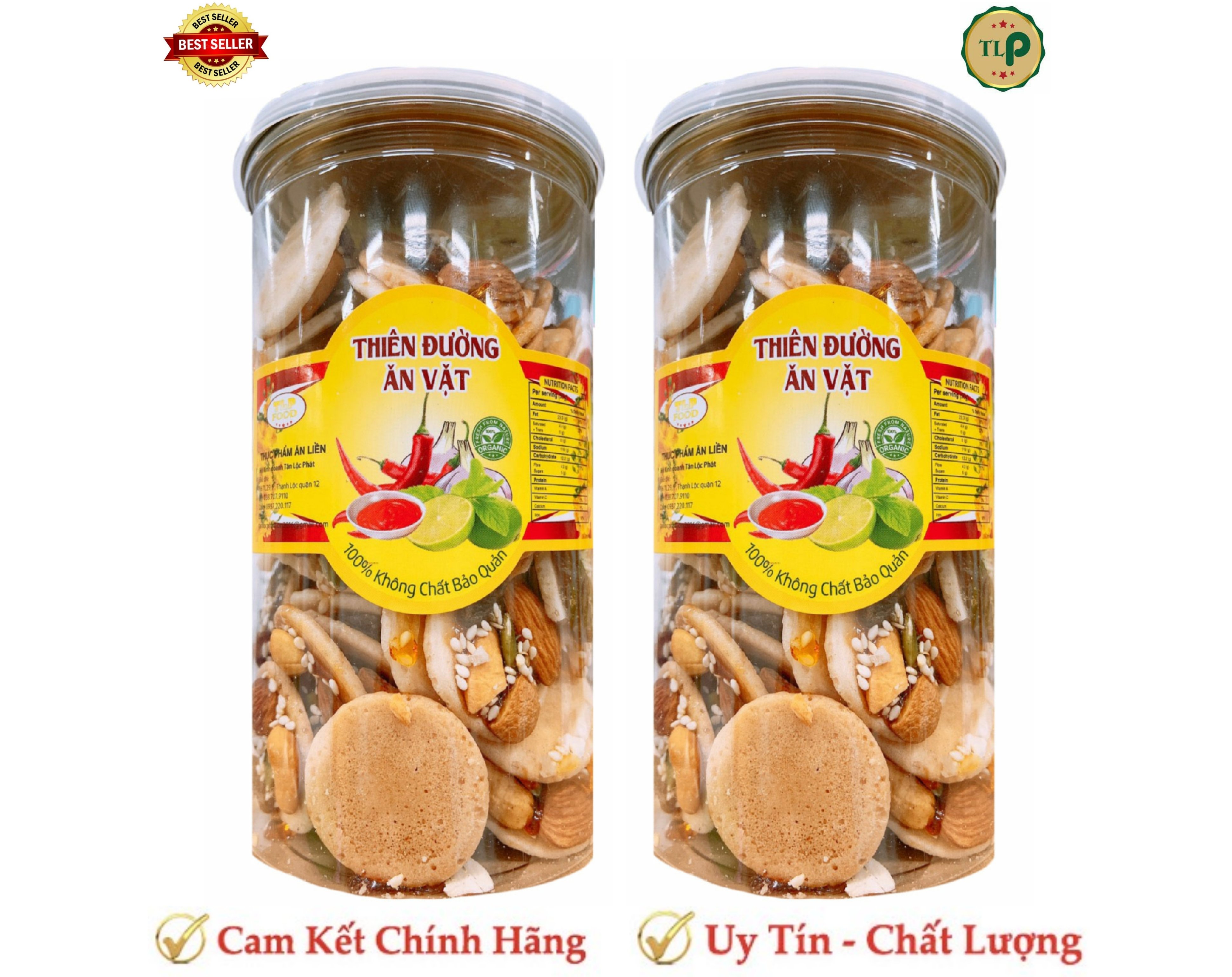 BÁNH ĐIỀU MIX HẠT DINH DƯỠNG TÂN LỘC PHÁT BỊCH 500G