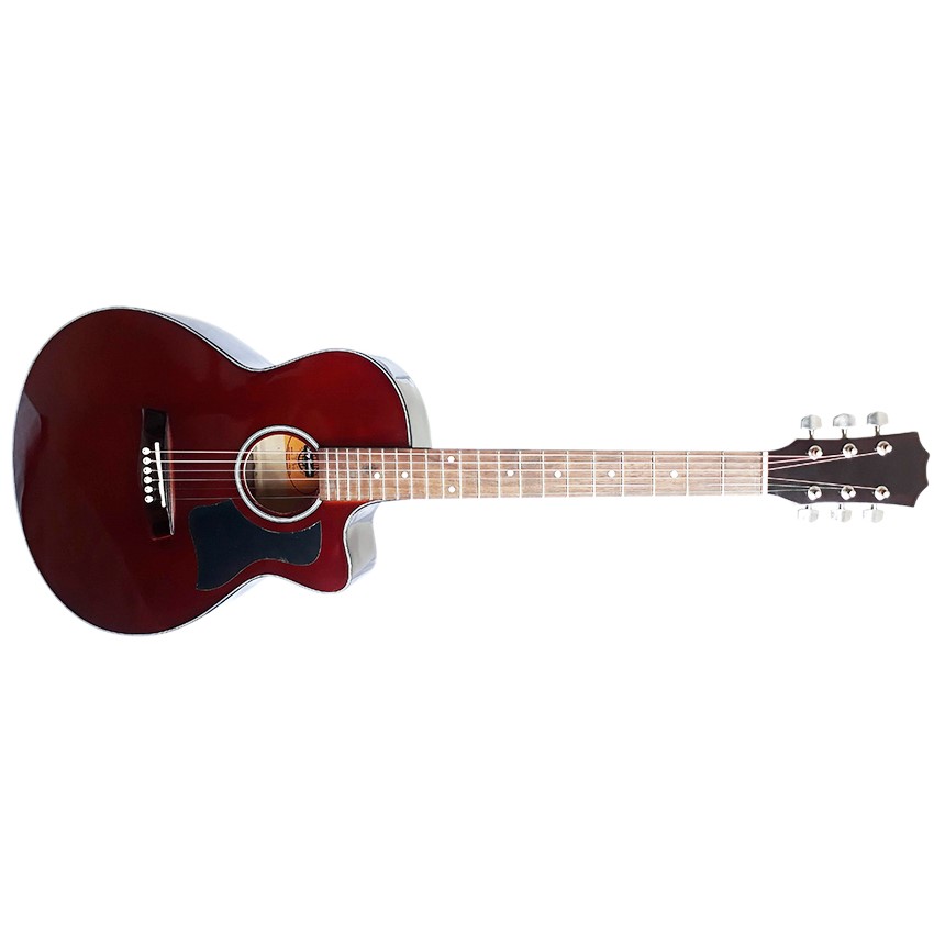 Đàn guitar acoustic DT70 có ty màu nâu đất Chất âm thanh vang tốt Dáng D có khuyết Action thấp Dành cho bạn mới tập đàn guitar