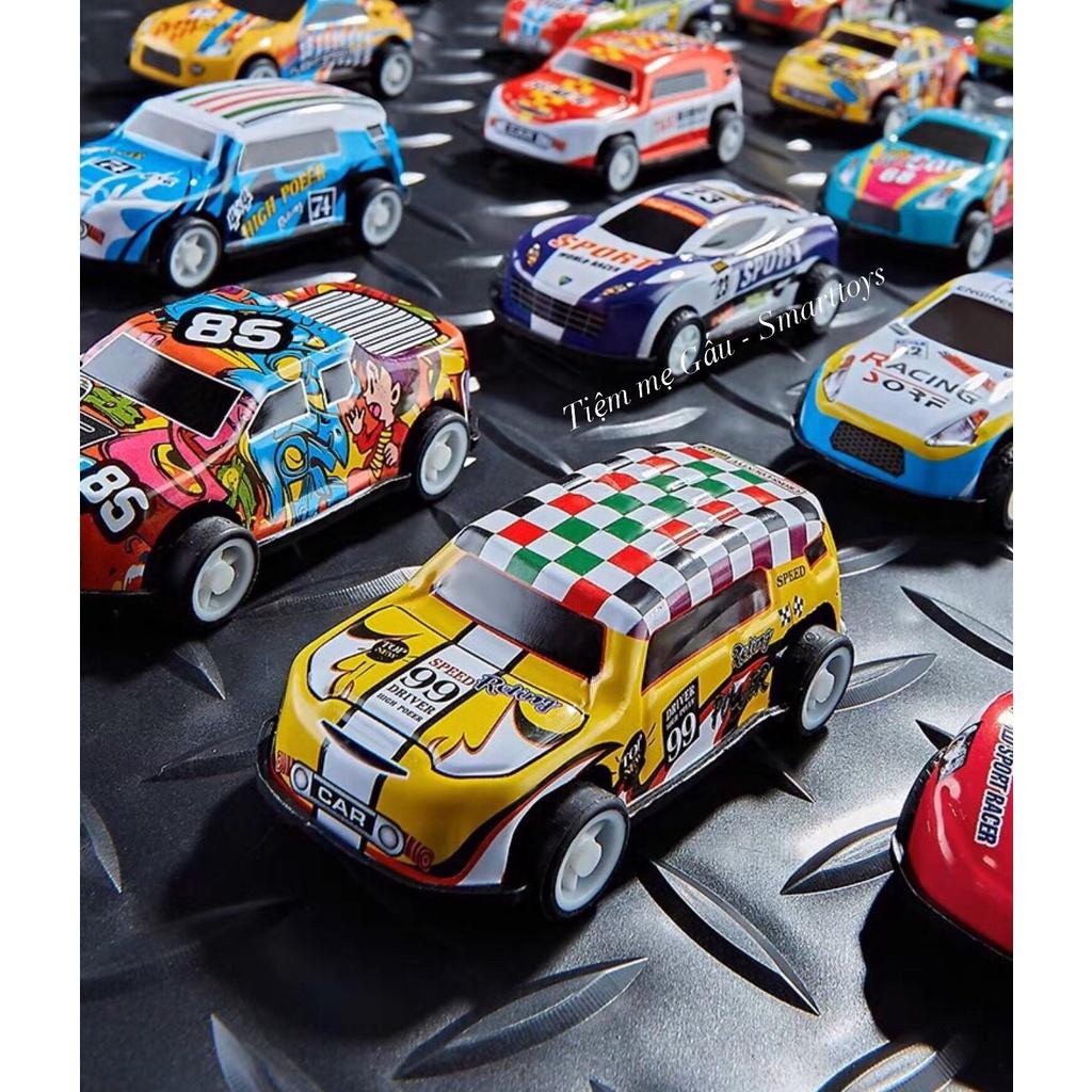 SET 30 Ô TÔ MINI CAR CHẠY ĐÀ CHẤT LIỆU HỢP KIM MIX CÁC MẪU SIÊU XỊN CHO BÉ