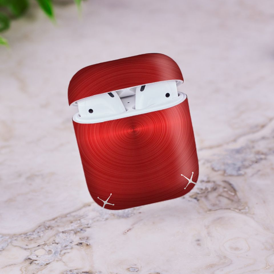 Miếng dán skin chống bẩn cho tai nghe AirPods in hình thiết kế - atk017 (bản không dây 1 và 2)