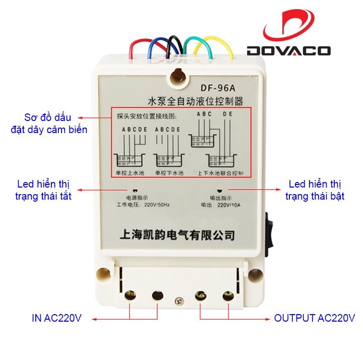 Công tắc cảm biến bơm nước tự động DF-96B, tự tắt bật theo cữ bể