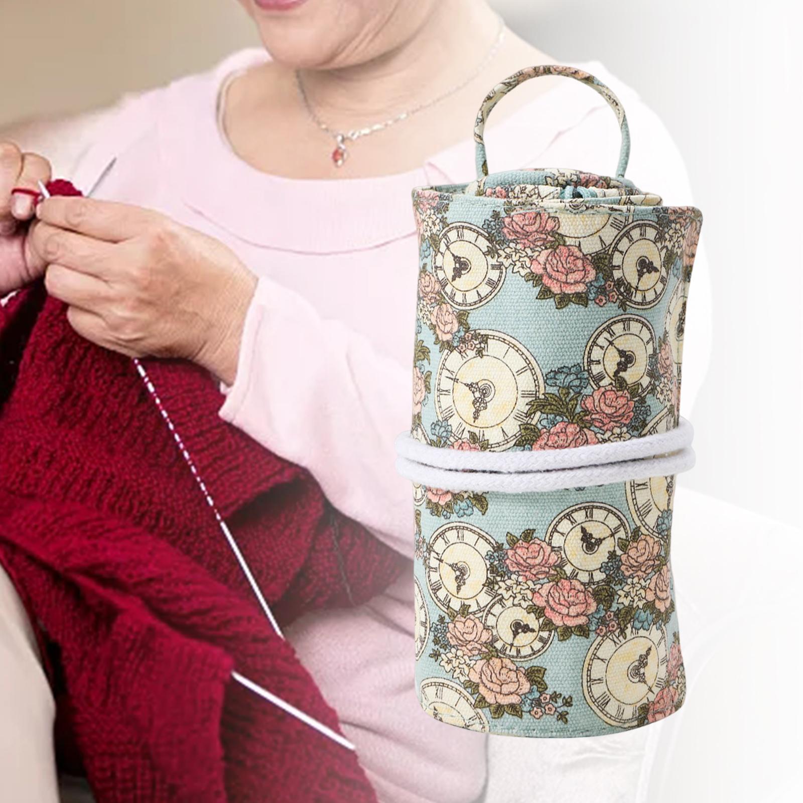 Crochet Hook Case Storage  Durable Sturdy Storage Bag with Zipper Practical without Hooks Pencil Holder Crochet Hooks Set Organizer