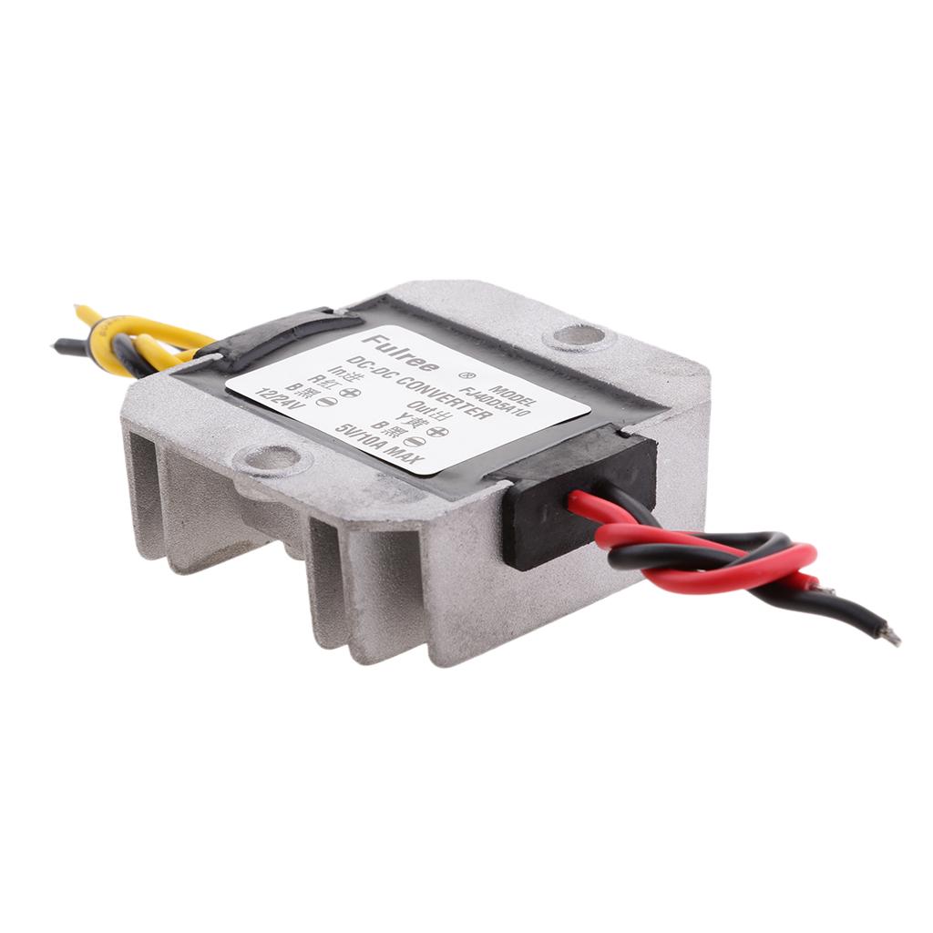 Waterproof DC-DC Converter Buck 12V/24V To 5V 10A 50W Car Power