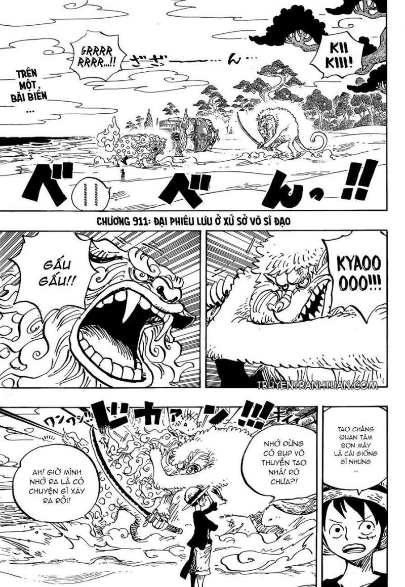 đảo hải tặc - one piece chapter 911 2
