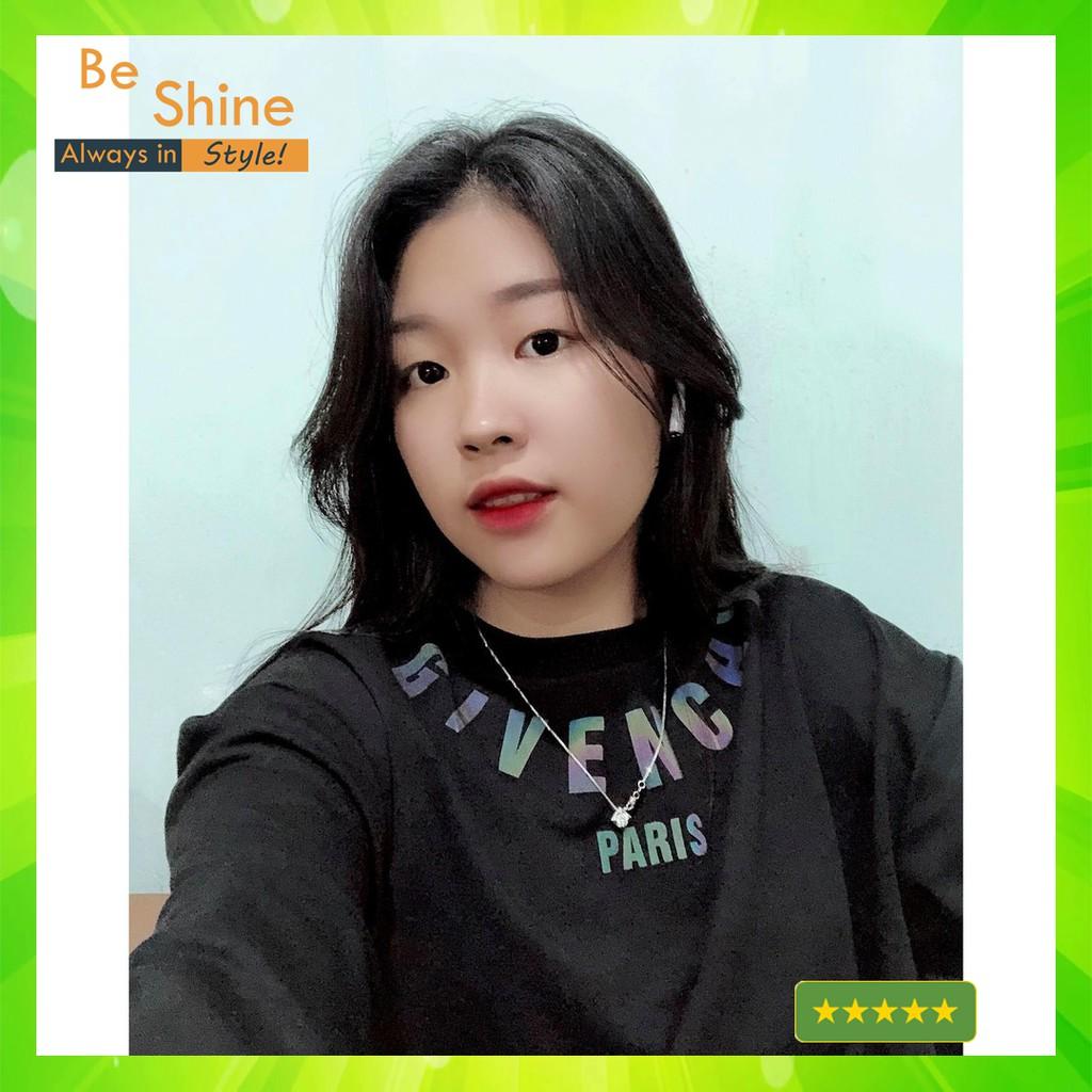Áo Sweater Phản Quang 7 màu GC.T In Chữ Given chy Áo Nỉ Nam Nữ Dài tay Unisex in hiệu ứng Hologram