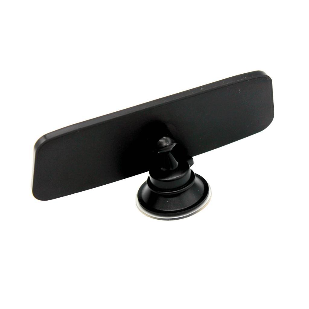 2x Black Car Mirror Interior Rear View Mirror Suction Cup Rear Mirror