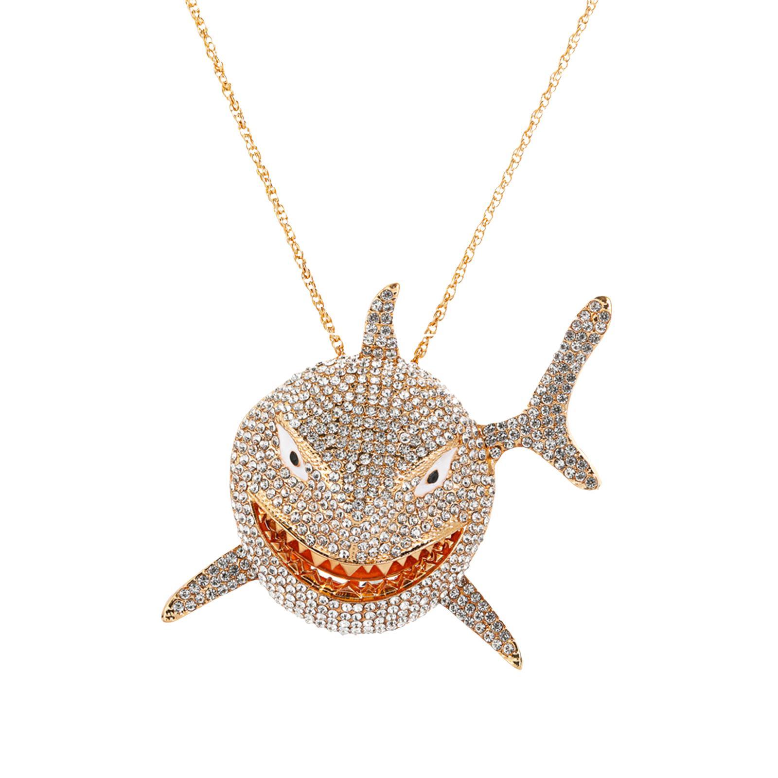 Hip Hop Large Pendant Necklace Punk Animal Fashion for Men Women