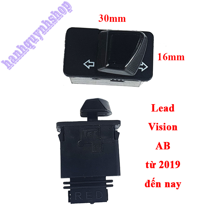 Công tắc xi nhan dài 30mm xe AB Lead Vision Wave đời mới từ 2019 đến nay