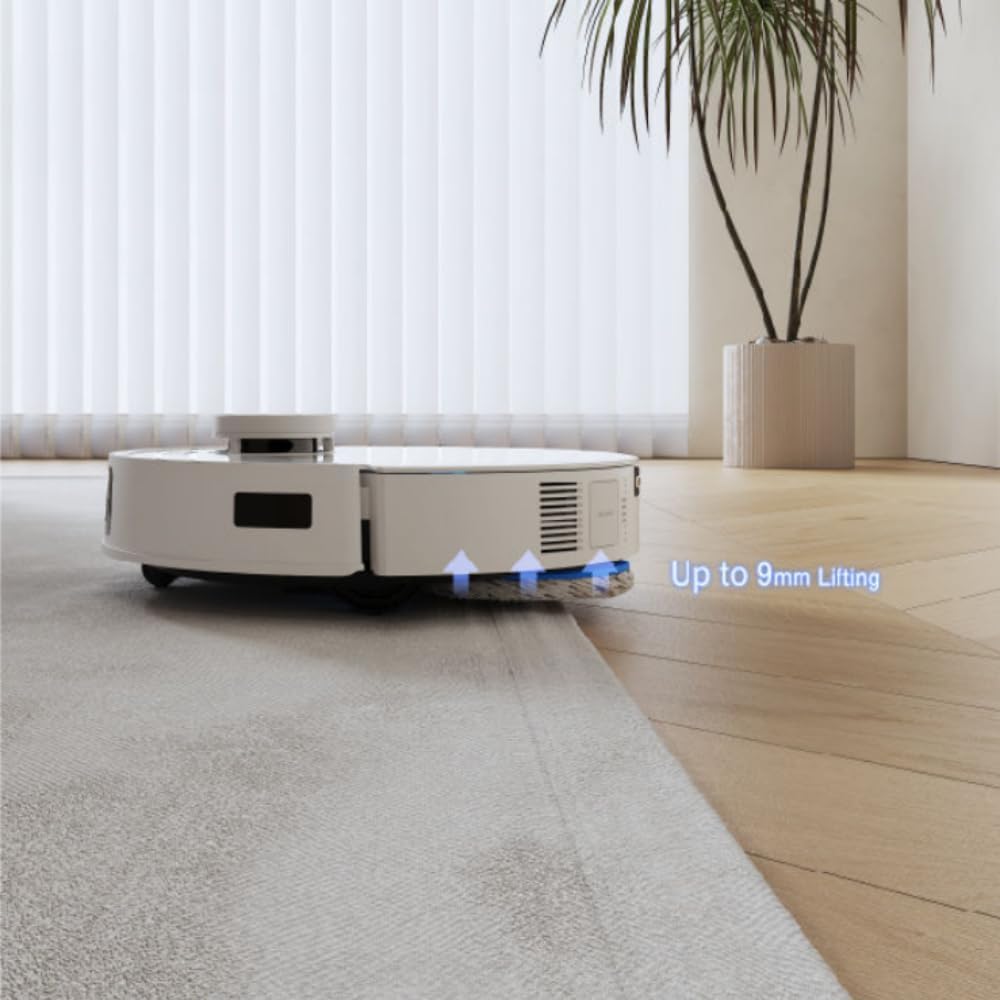 Robot Hút Bụi Lau Nhà Ecovacs T30 Pro Omni Xòe Giẻ 11.000 Pa, Kháng Khuẩn Ion Bạc - Hàng Chính Hãng
