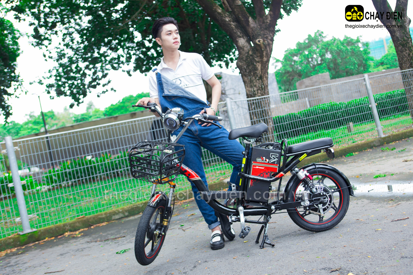 XE ĐẠP ĐIỆN VNBIKE V1 18INCH PLUS