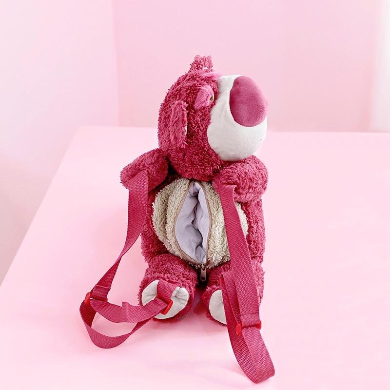 Nóng Câu Chuyện Đồ Chơi Dễ Thương Lotso Nhồi Bông Sang Trọng Ba Lô Đáng Anime Sữa Gấu Lotso Sang Trọng Túi Ngộ Nghĩnh Quà Tặng Cho Bé Gái