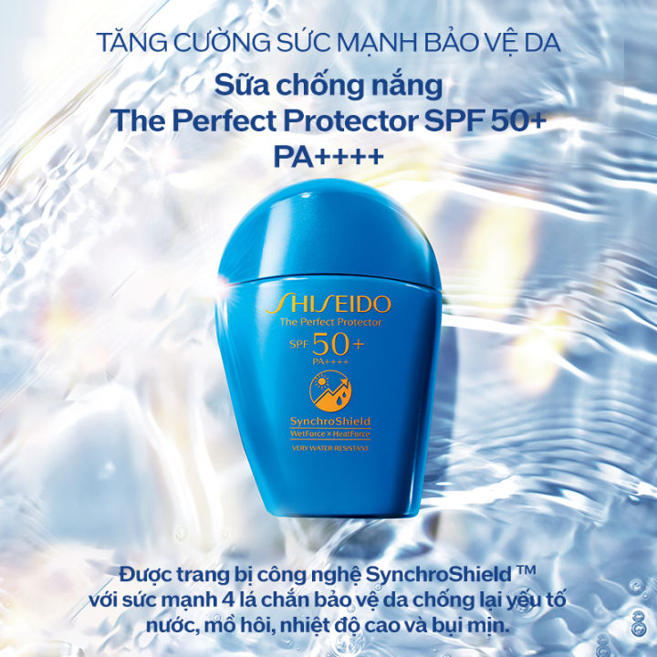 [Mua 1 tặng 1] MUA Sữa chống nắng Shiseido GSC Perfect Protector 50ml TẶNG Chống nắng dạng thỏi Shiseido GSC Clear Suncare Stick SPF50+ 20G