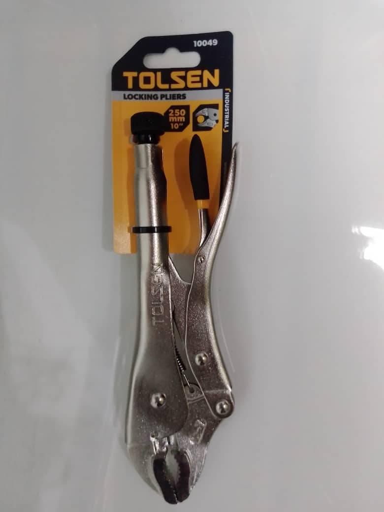 KỀM BẤM MIỆNG CONG 250MM TOLSEN 10049 - HÀNG CHÍNH HÃNG